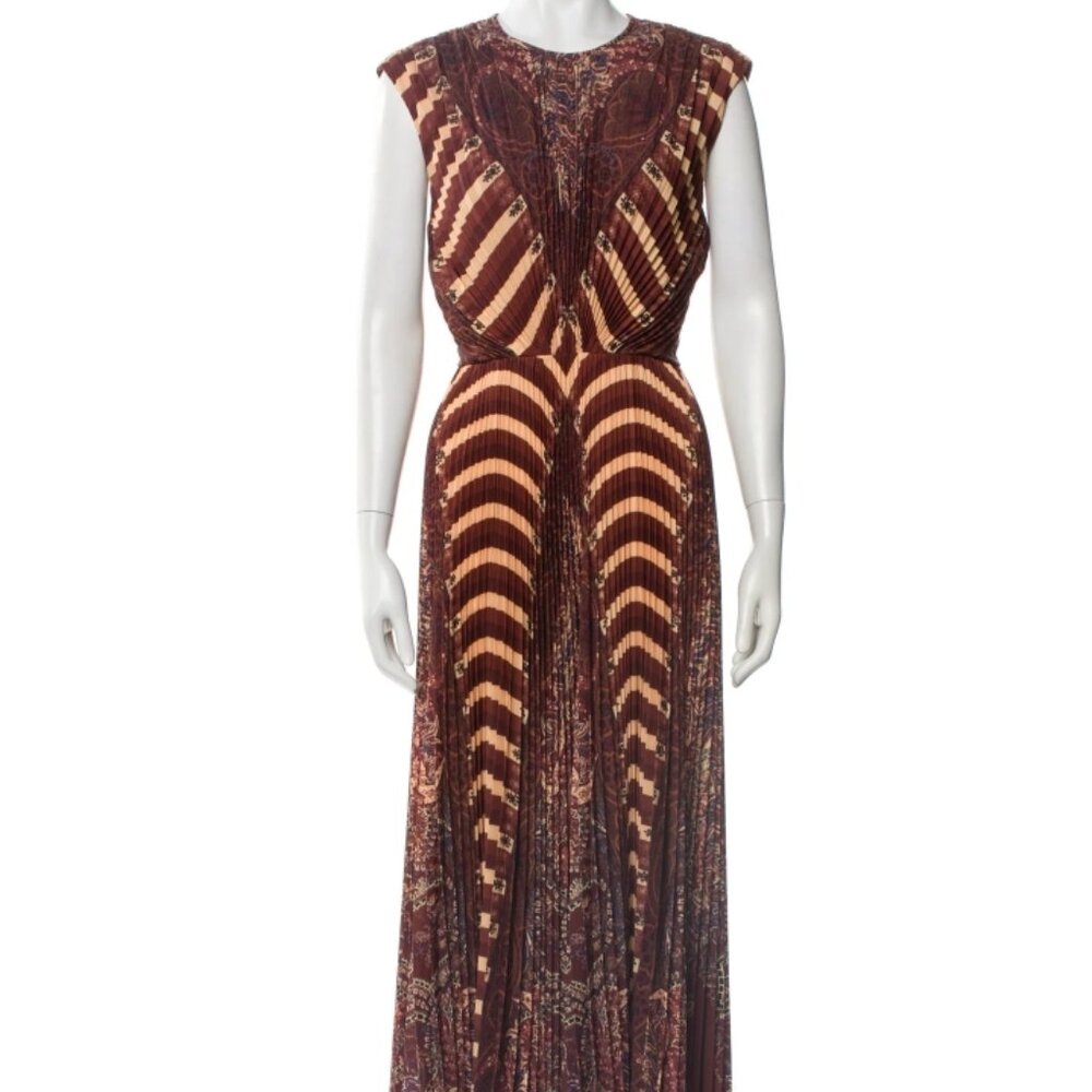 NWT ULLA JOHNSON Violeta Midi Dress in Topaz M $1,100 - Picture 7 of 9